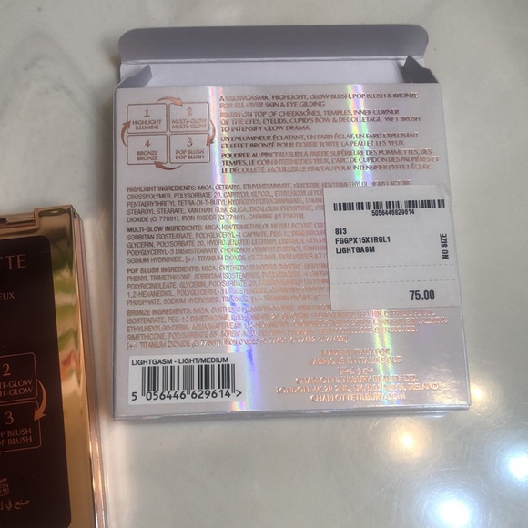 Charlotte Tilbury Glowgasm Lightgasm Light Medium Face Palette 15.2g NIB - Picture 10 of 13